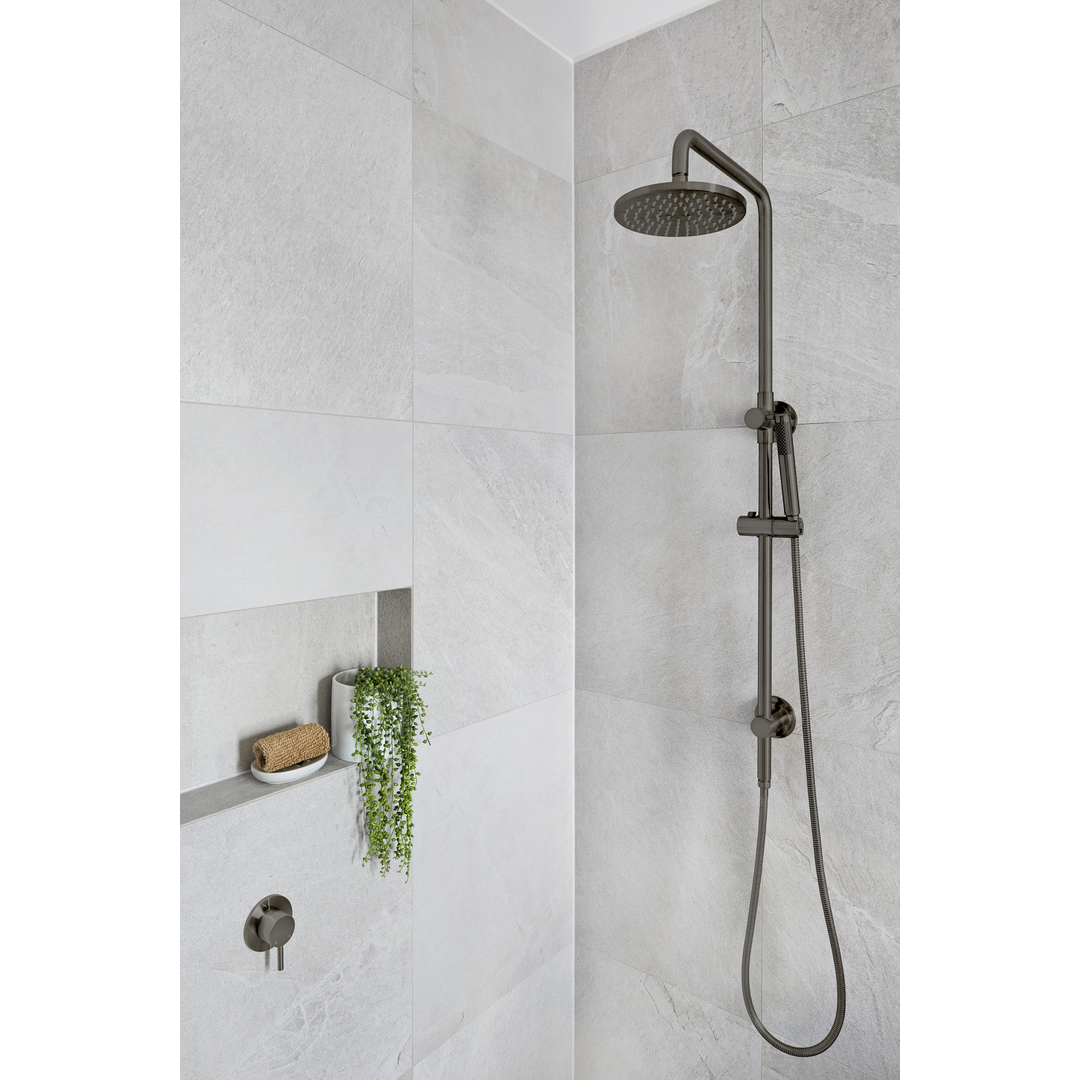 Meir Round Wall Mixer Short Pin Lever Finish Kit - Shadow