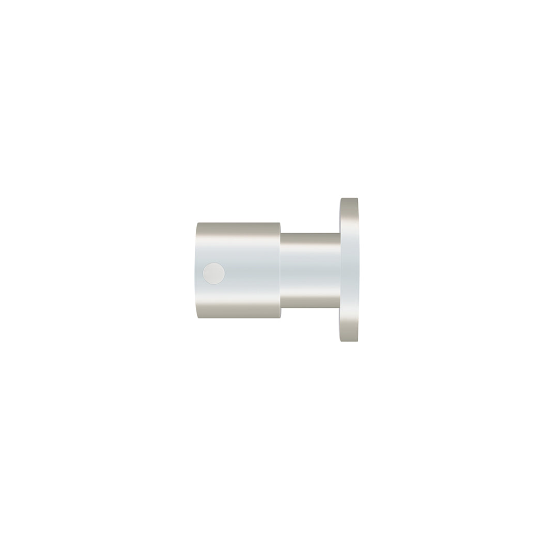 Meir Round Quarter Turn Wall Top Assemblies - Brushed Nickel