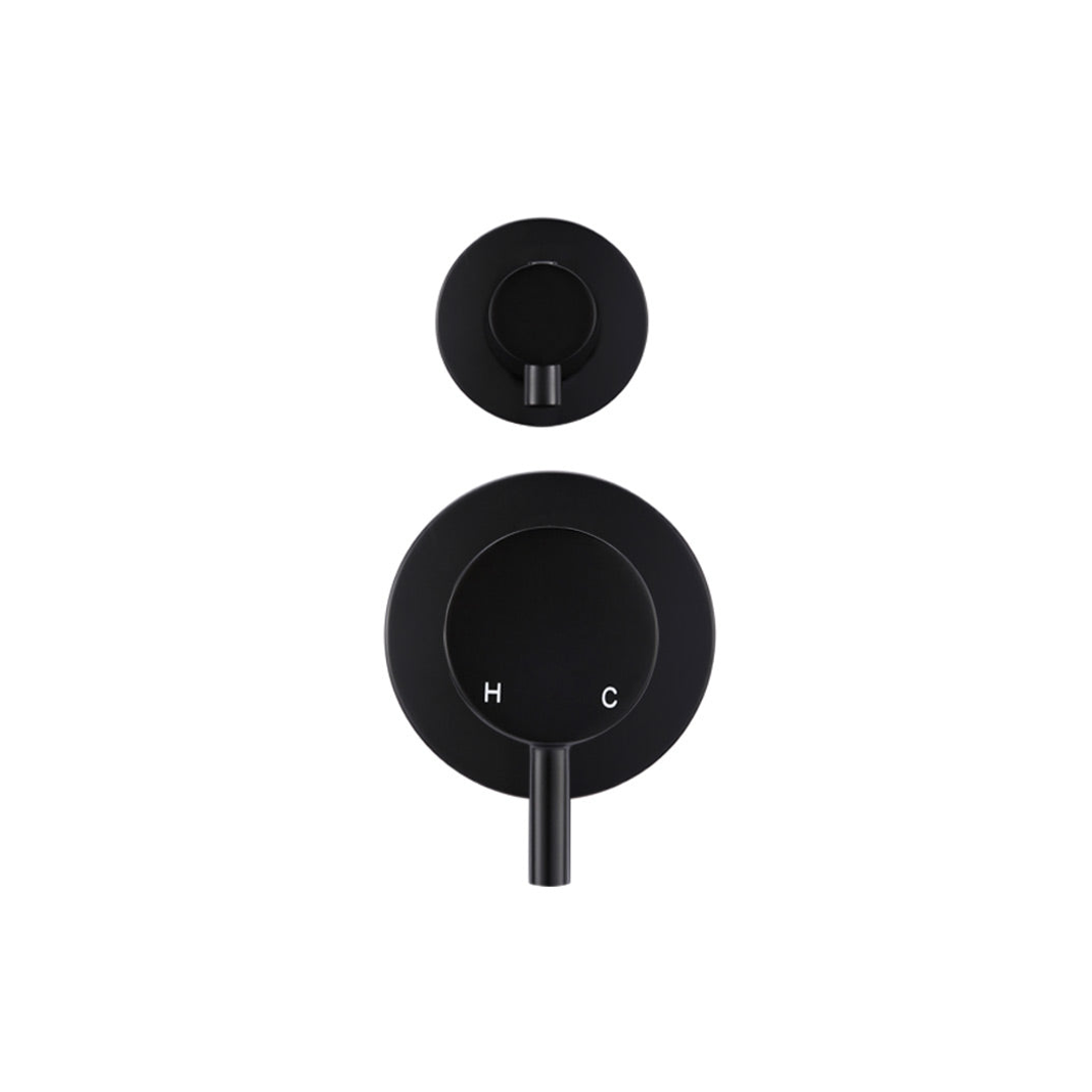 Meir Round Diverter Mixer Finish Kit - Matte Black