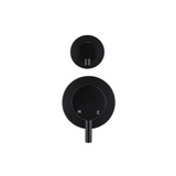 Meir Round Diverter Mixer Finish Kit - Matte Black