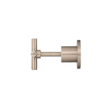 Meir Cross Handle Jumper Valve Wall Top Assemblies - Champagne