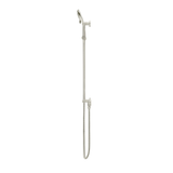 Meir Round Three Function Hand Shower On Rail Column - Brushed Nickel