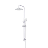 Meir Round Comb Shower Rail 200Mm Rose Three Function Hand Shower - Polished Chrome Mz0704-C