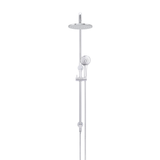 Meir Round Comb Shower Rail 200Mm Rose Three Function Hand Shower - Polished Chrome Mz0704-C