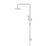 Meir Round Comb Shower Rail 200Mm Rose Three Function Hand Shower - Polished Chrome Mz0704-C