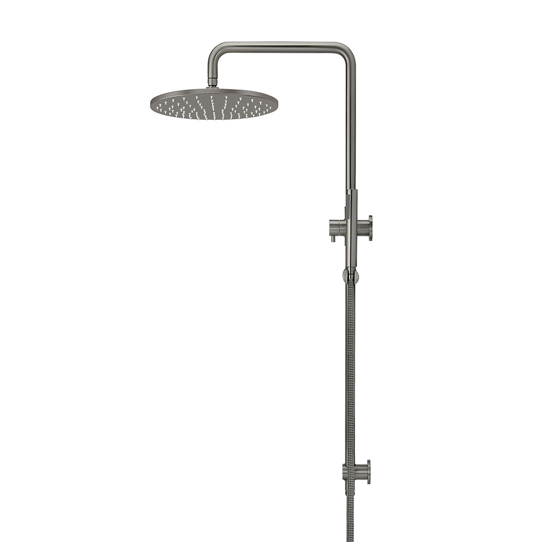 Meir Round Combination Shower Rail 300Mm Rose Single Function Hand Shower - Shadow