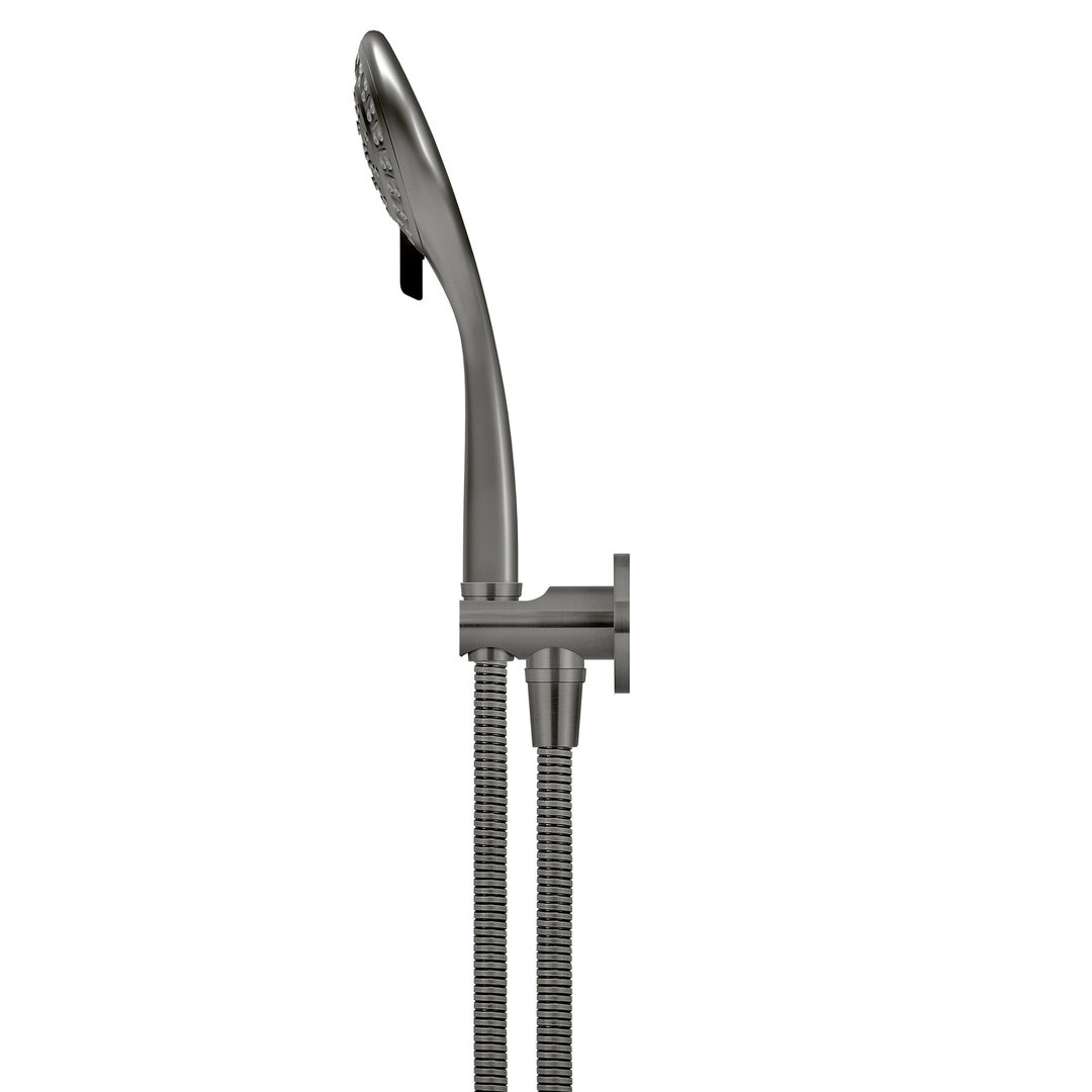 Meir Round Three Function Hand Shower On Fixed Bracket - Shadow
