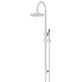 Meir 200Mm Round Overhead Shower Set Single Function Hand Shower - Polished Chrome