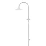 Meir 200Mm Round Overhead Shower Set Single Function Hand Shower - Polished Chrome