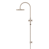 Meir 300Mm Round Overhead Shower Set Single Function Hand Shower - Champagne