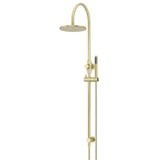 Meir 200Mm Round Overhead Shower Set Single Function Hand Shower - Tiger Bronze Mz0904-R-Pvdbb