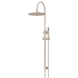 Meir 300Mm Round Overhead Shower Rail Three Function Hand Shower - Polished Chrome Mz0906-C