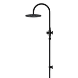 Meir 300Mm Round Overhead Shower Set Single Function Hand Shower - Matte Black Mz0906-R