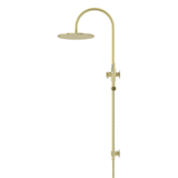 Meir 300Mm Round Overhead Shower Set Single Function Hand Shower - Tiger Bronze
