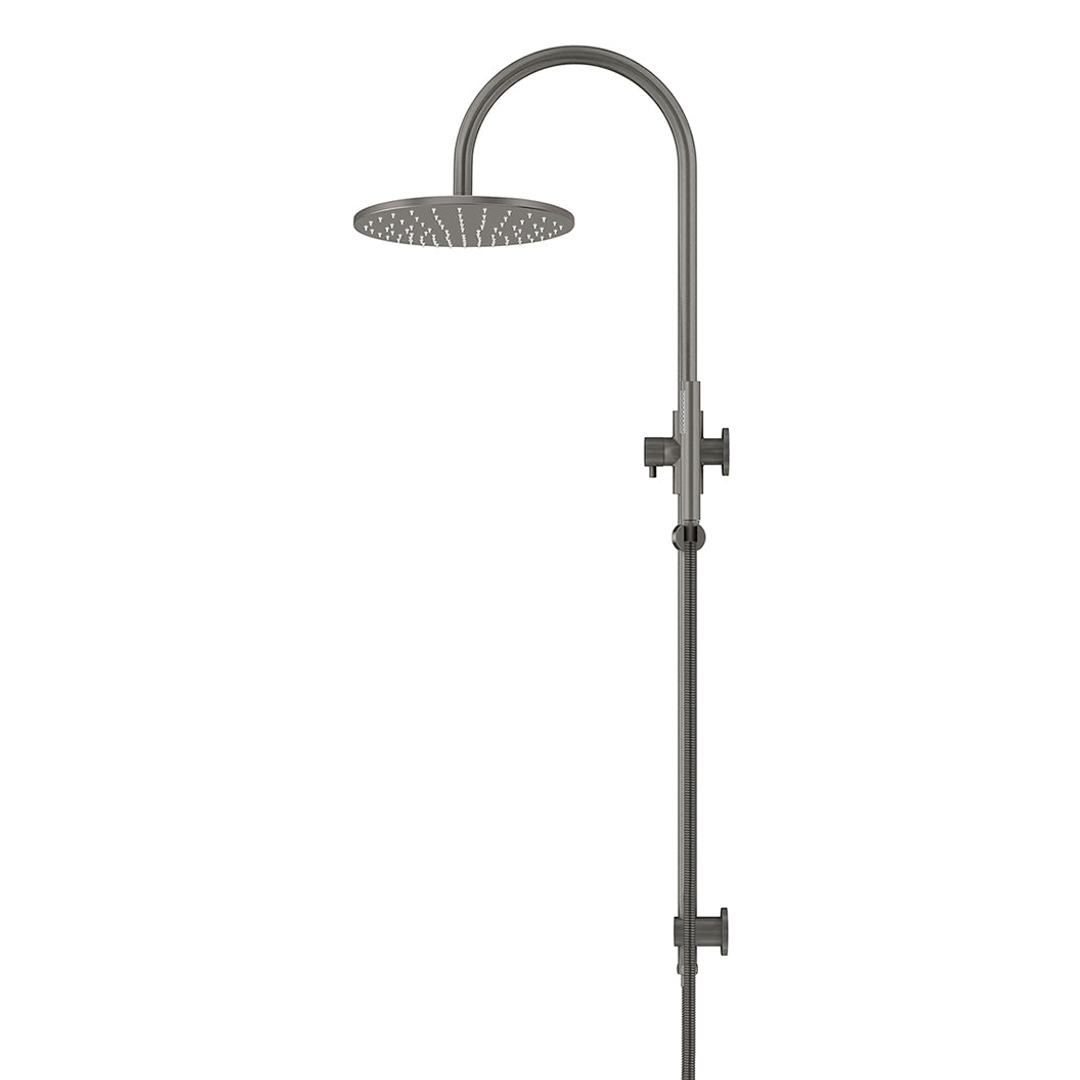 Meir 300Mm Round Overhead Shower Set Single Function Hand Shower - Shadow