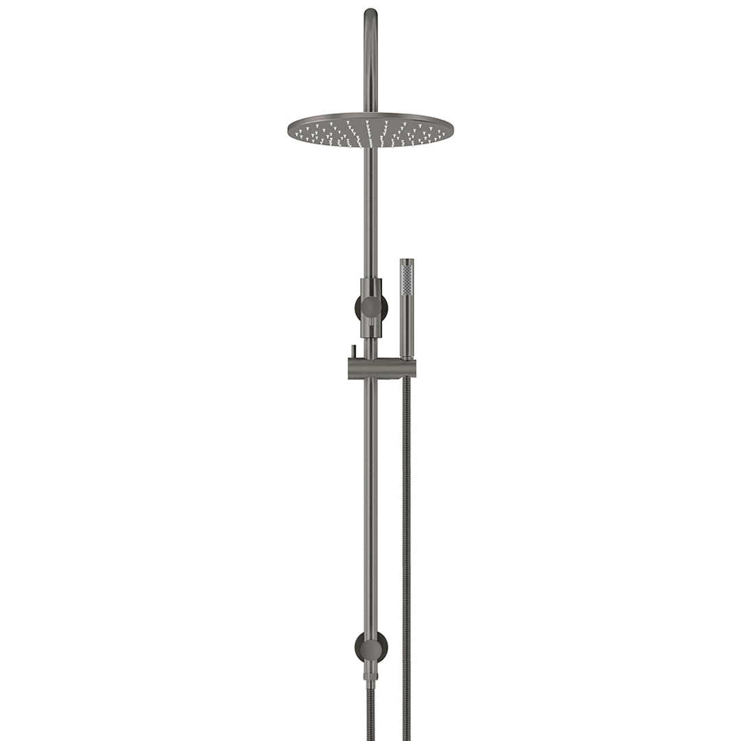 Meir 300Mm Round Overhead Shower Set Single Function Hand Shower - Shadow