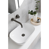 Meir Round Wall Mixer Paddle Handle Finish Kit - Shadow