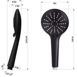 Meir Round Hand Shower Three Function - Brushed Nickel