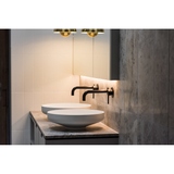 Meir Round Wall Mixer Finish Kit - Matte Black