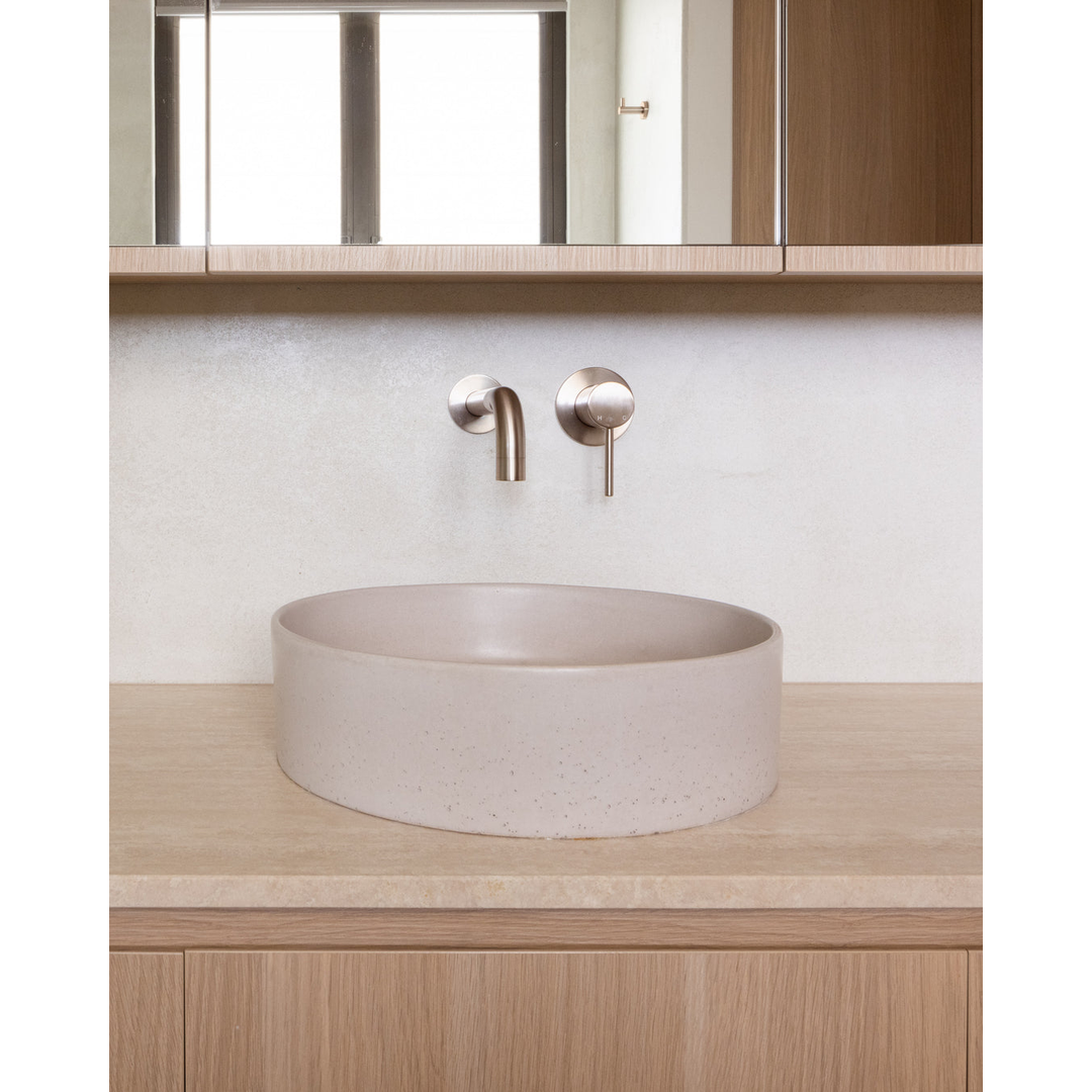 Meir Round Wall Mixer Finish Kit - Champagne