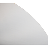 Thermogroup Hamilton D Shaped Polished Edge Mirror 900x750mm - Glue-to-Wall