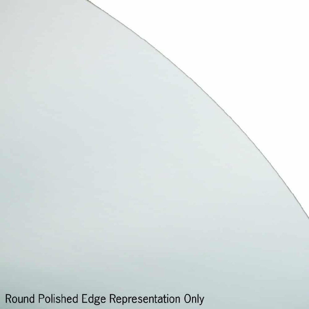 Thermogroup Rio Polished Edge Round Mirror 700mmØ - With Hangers