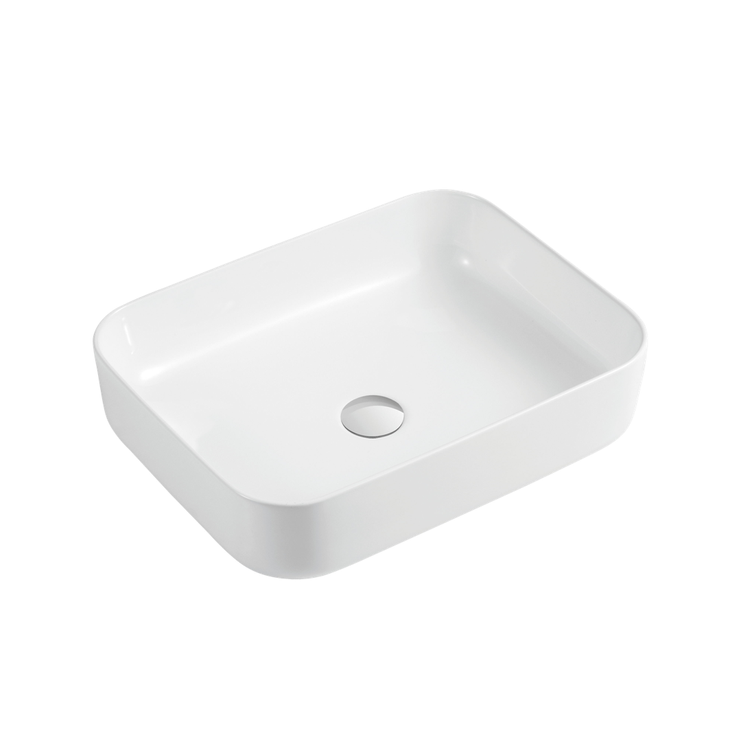 Naples Rectangle Oliveri Basin - White