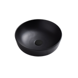 Naples Counter Top Circular Oliveri Basin - Black