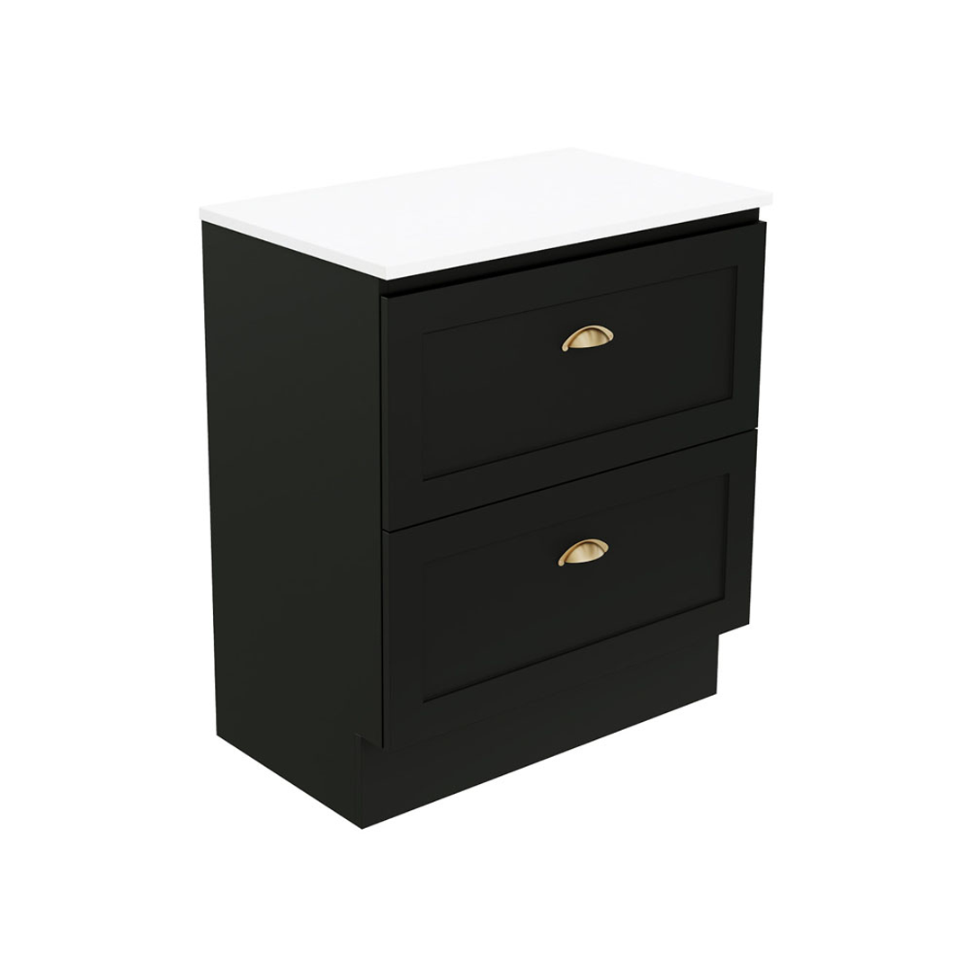 Fienza Newport 750 Floor Standing Vanity 1D/2Dr Cabinet Only