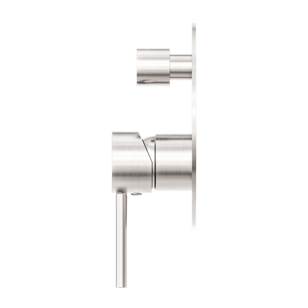Dolce Shower Nero Mixer With Divertor Shower - Brushed Nickel