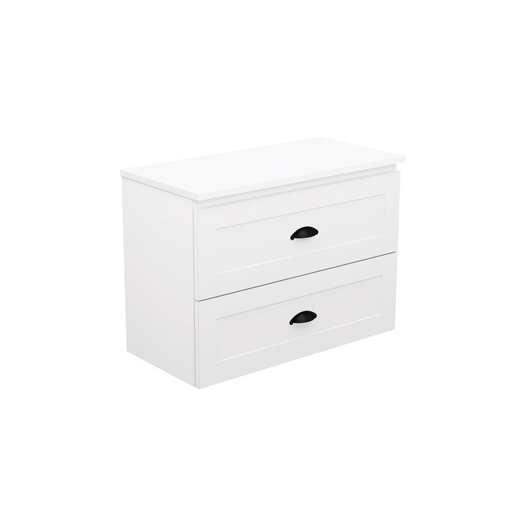 Fienza Newport 750 Ensuite All Drawer Wall Hung Vanity Cabinet Only