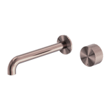 Opal Progressive Wall Basin Nero Mixer 185mm Spout - Brushed Bronze