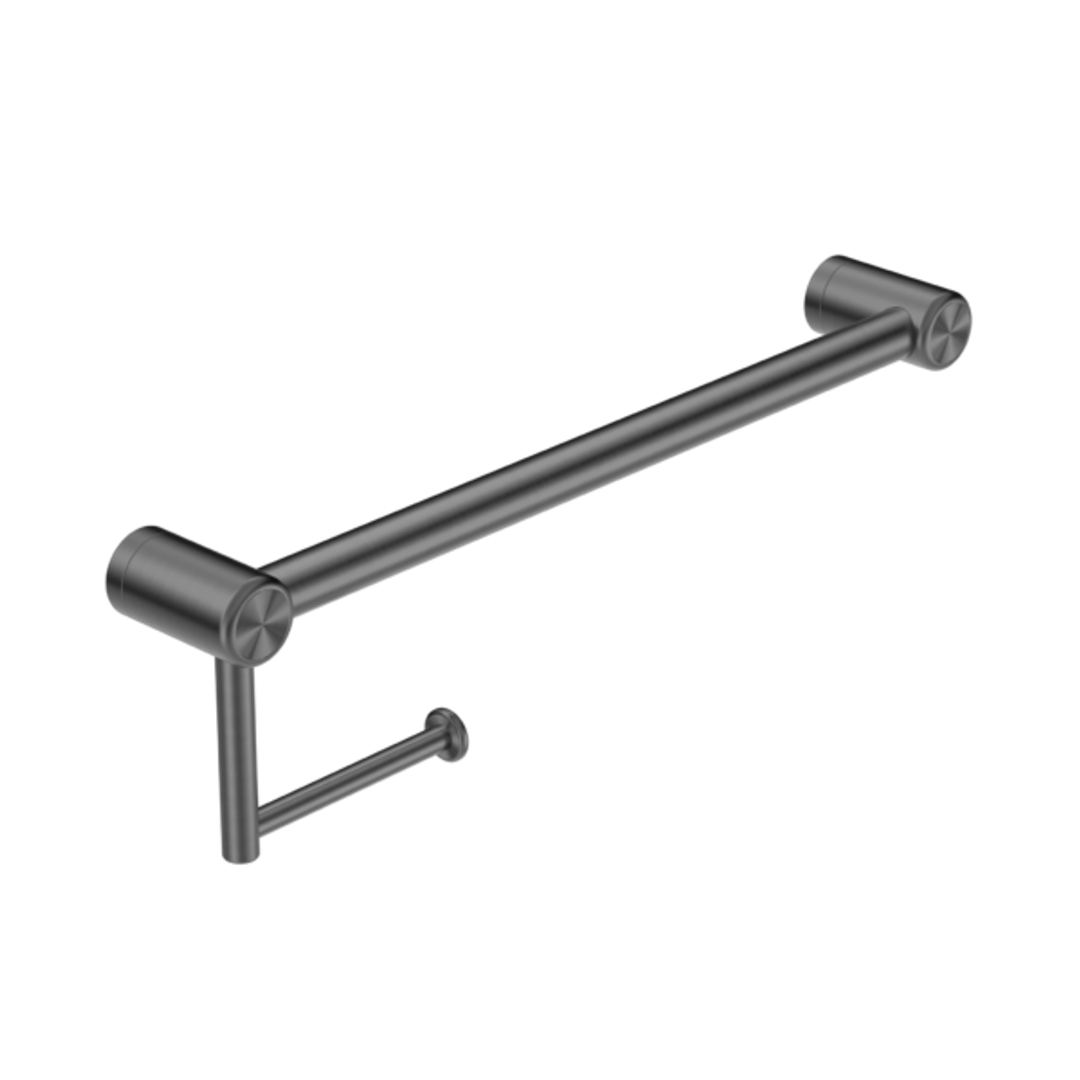 Nero Mecca Care 25Mm Toilet Roll Rail 300Mm - Gunmetal