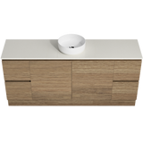 Timberline Nevada Vanity 1800mm Left Wg Basin Silksurface Ac Top Floor Standing