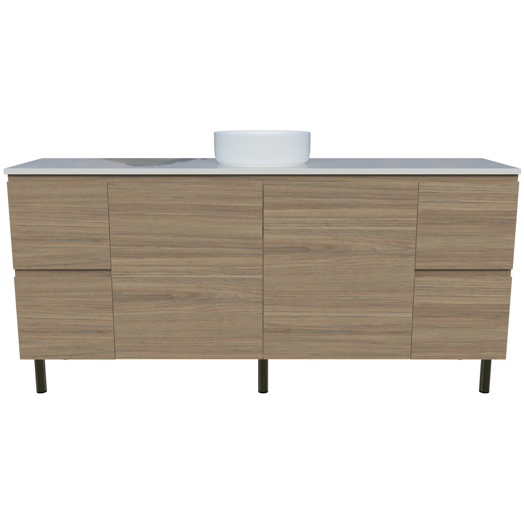 Timberline Nevada Vanity 1800mm Right Wg Basin Silksurface Ac Top On Legs