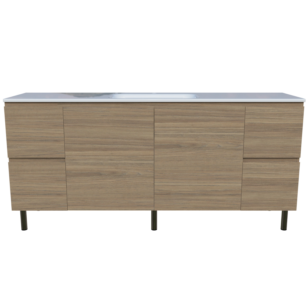 Nevada Vanity Centre Bowl Standingdium Top On Legs Fienza - 1800mm