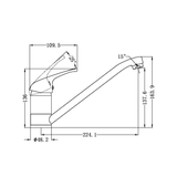 Classic Sink Nero Mixer Shower - Chrome