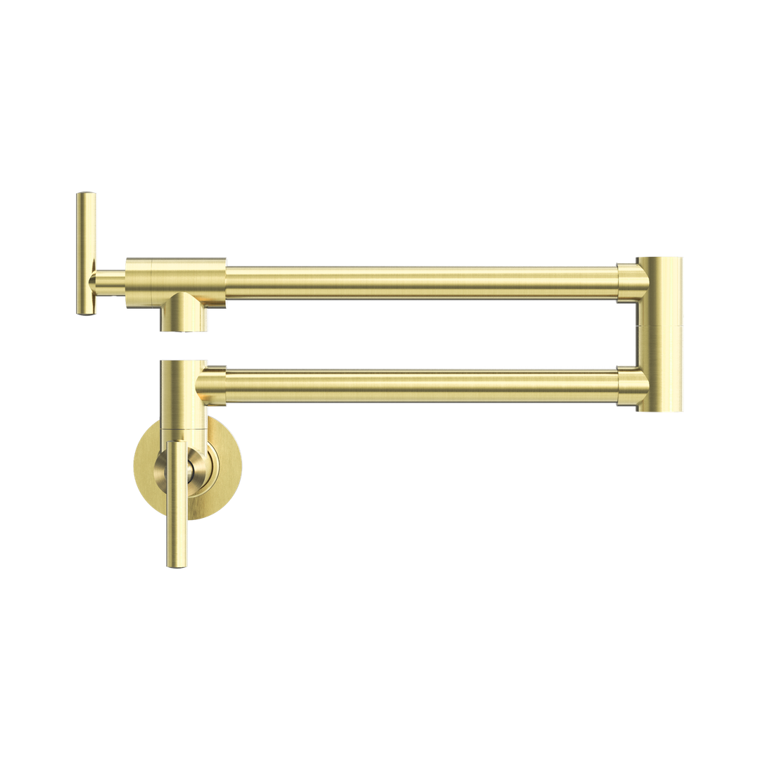 Zen 316L Stainless Nero Steel Pot Filler - Brushed Gold