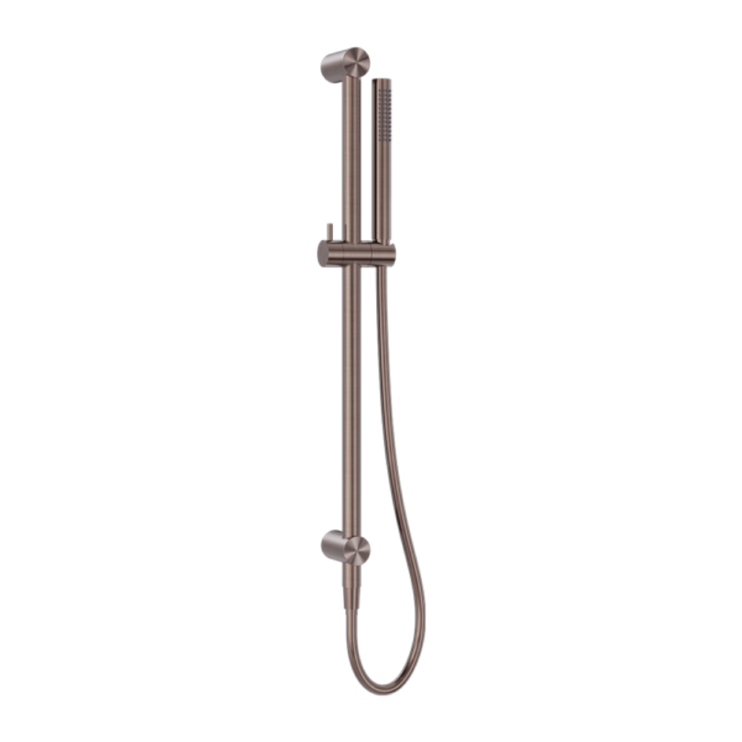 Nero Zen Ss316L Shower Rail - Brushed Bronze
