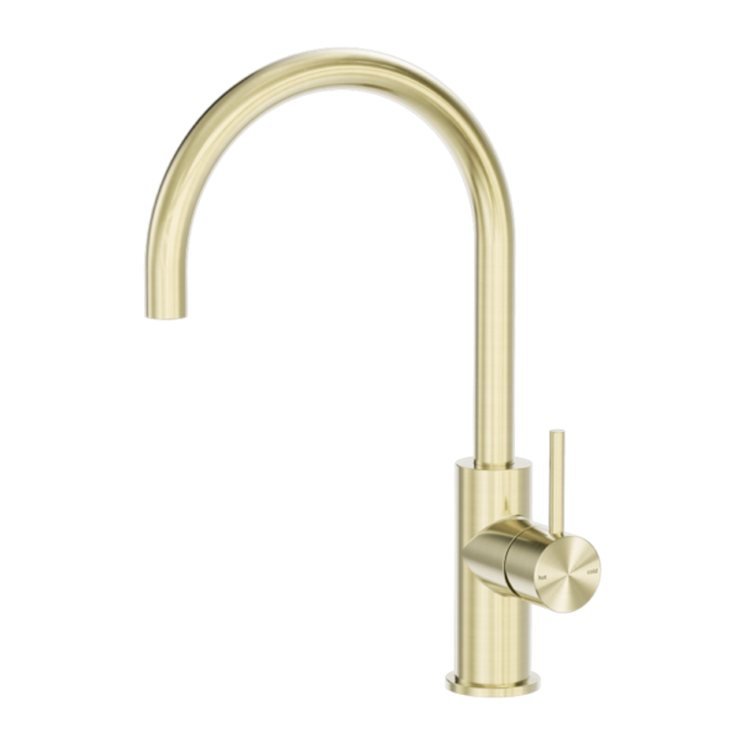 Nero Zen Ss316L Kitchen Mixer - Brushed Gold