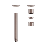 Zen Ss316L Wall Basin/Bath Nero Mixer 230mm Spout Trim Kits Only - Brushed Bronze