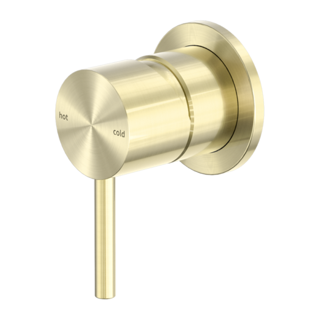 Zen Ss316L Nero Shower Nero Mixer Brushed Gold