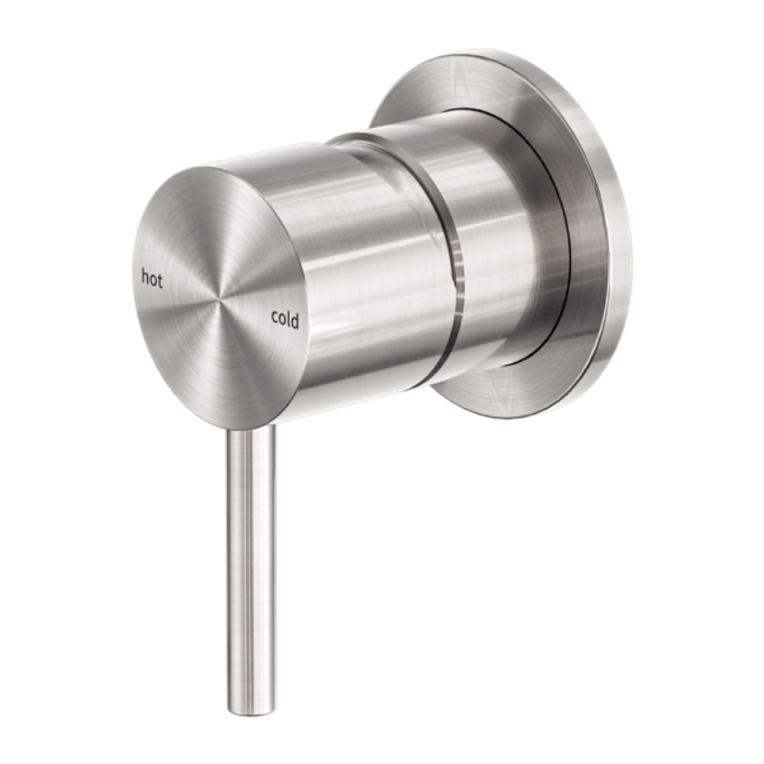 Zen Ss316L Nero Shower Nero Mixer Brushed Nickel