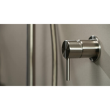 Zen Ss316L Nero Shower Nero Mixer Brushed Nickel