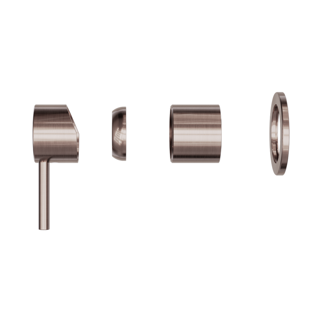 Zen Ss316L Shower Nero Mixer Trim Kits Only - Brushed Bronze