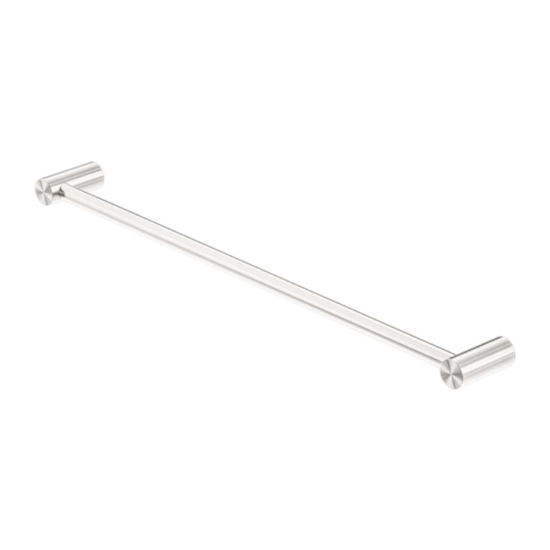 Nero Zen Ss316L Single Towel Rail 800mm - Brushed Nickel
