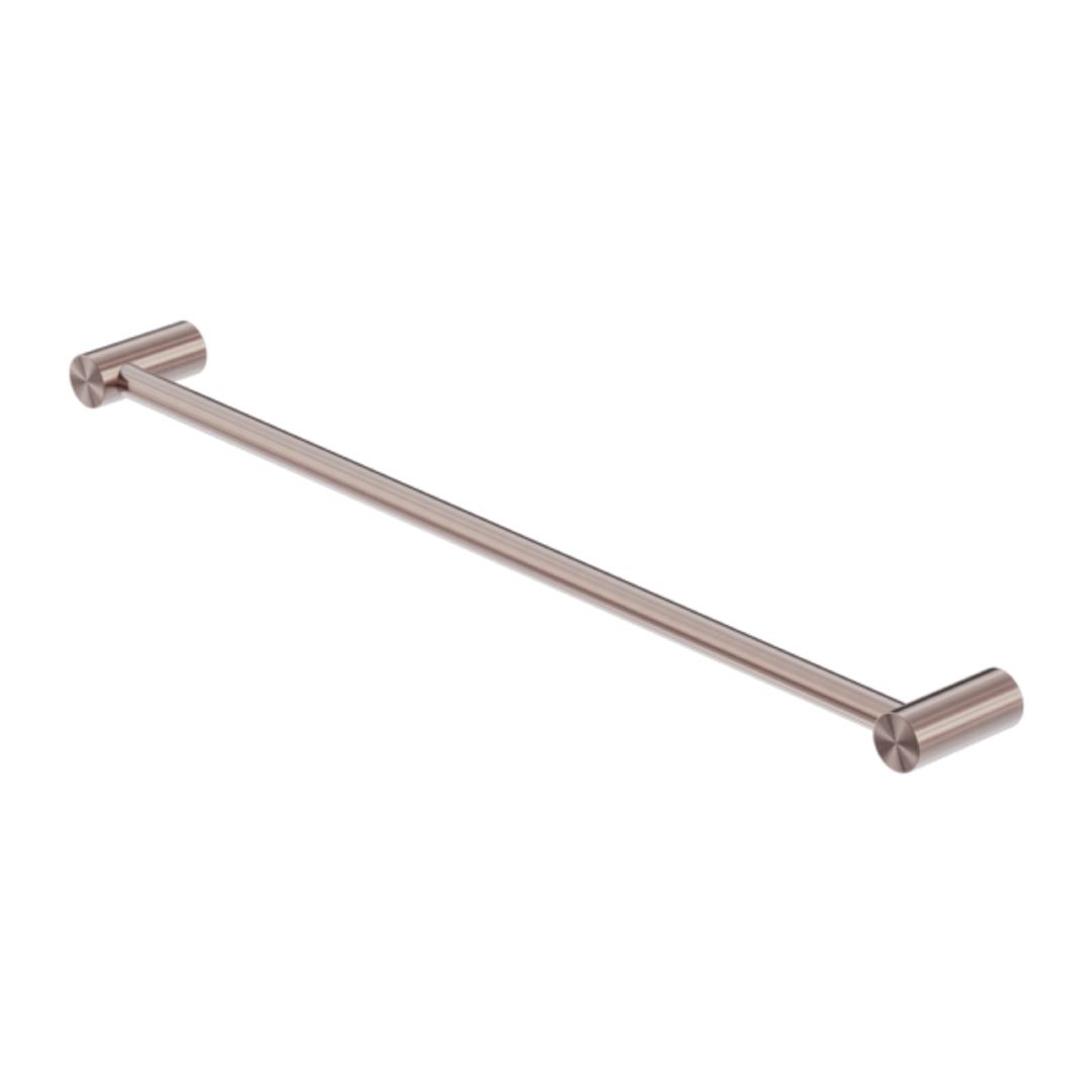 Nero Zen Ss316L Single Towel Rail 600mm - Brushed Bronze