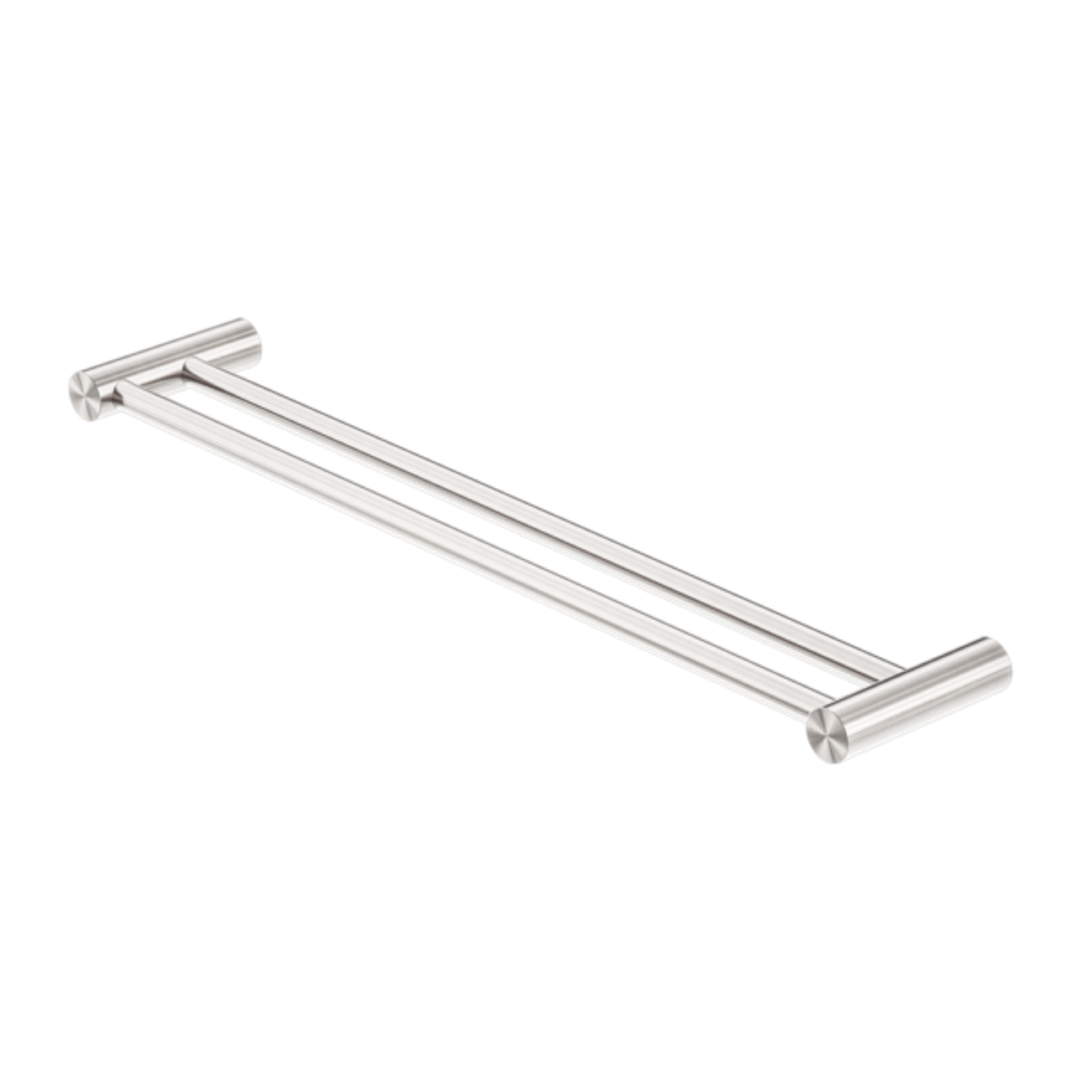 Nero Zen Ss316L Double Towel Rail 800mm - Brushed Bronze