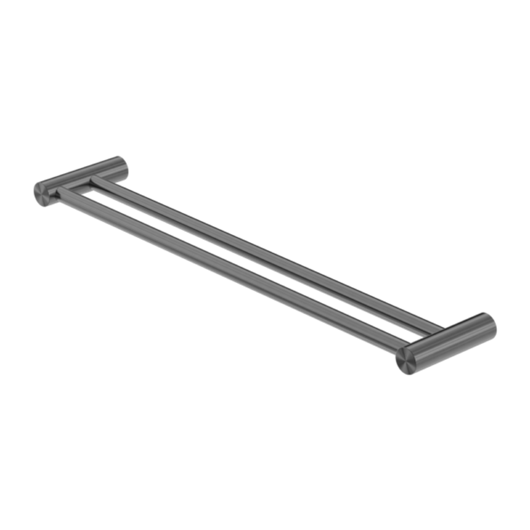 Zen Ss316L Double Nero Towel Rail 600Mm Graphite