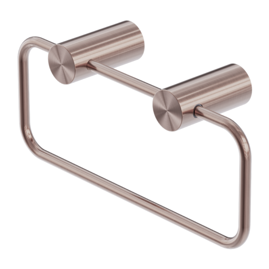 Nero Zen Ss316L Hand Towel Ring - Brushed Bronze